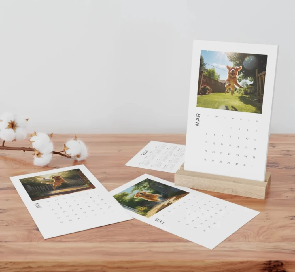 Personalized photo calendar