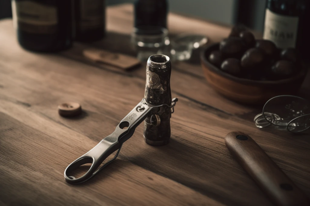 Wine bottle opener set