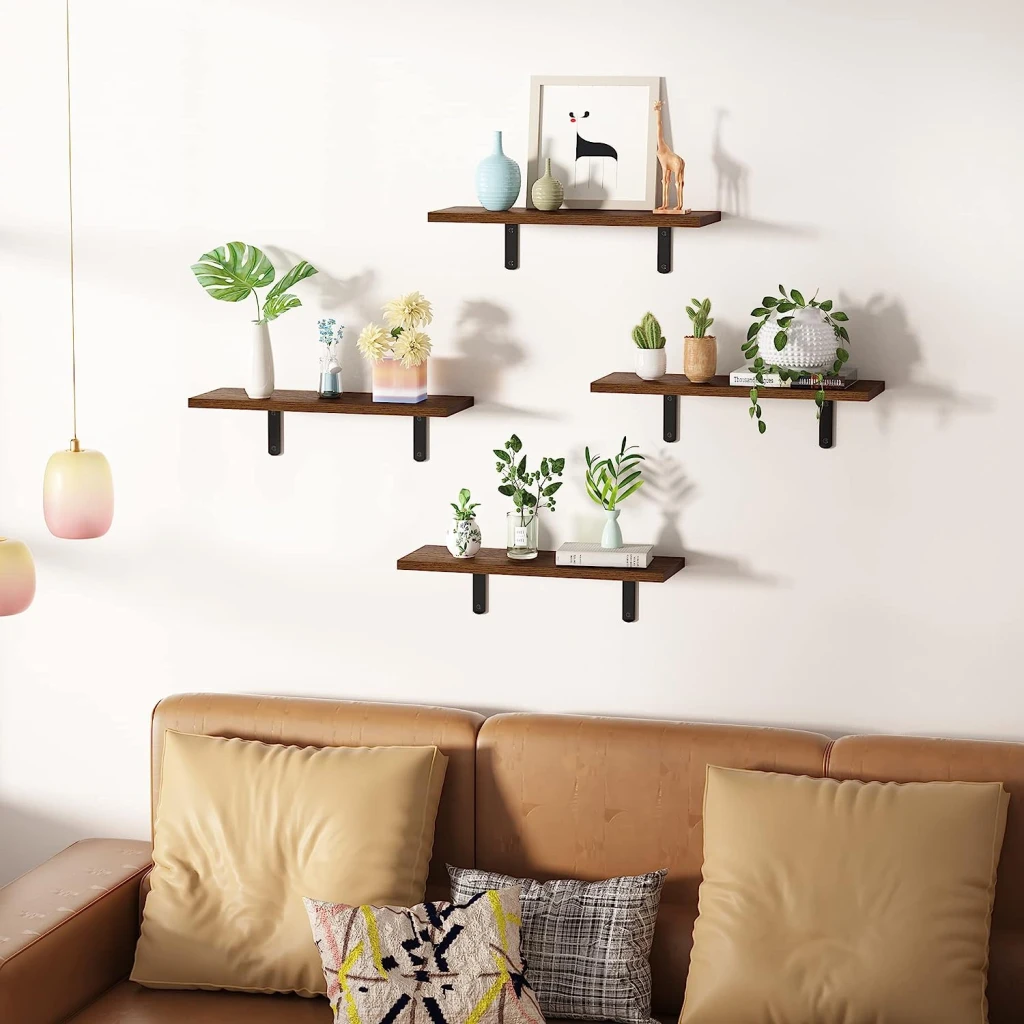 Wall shelves