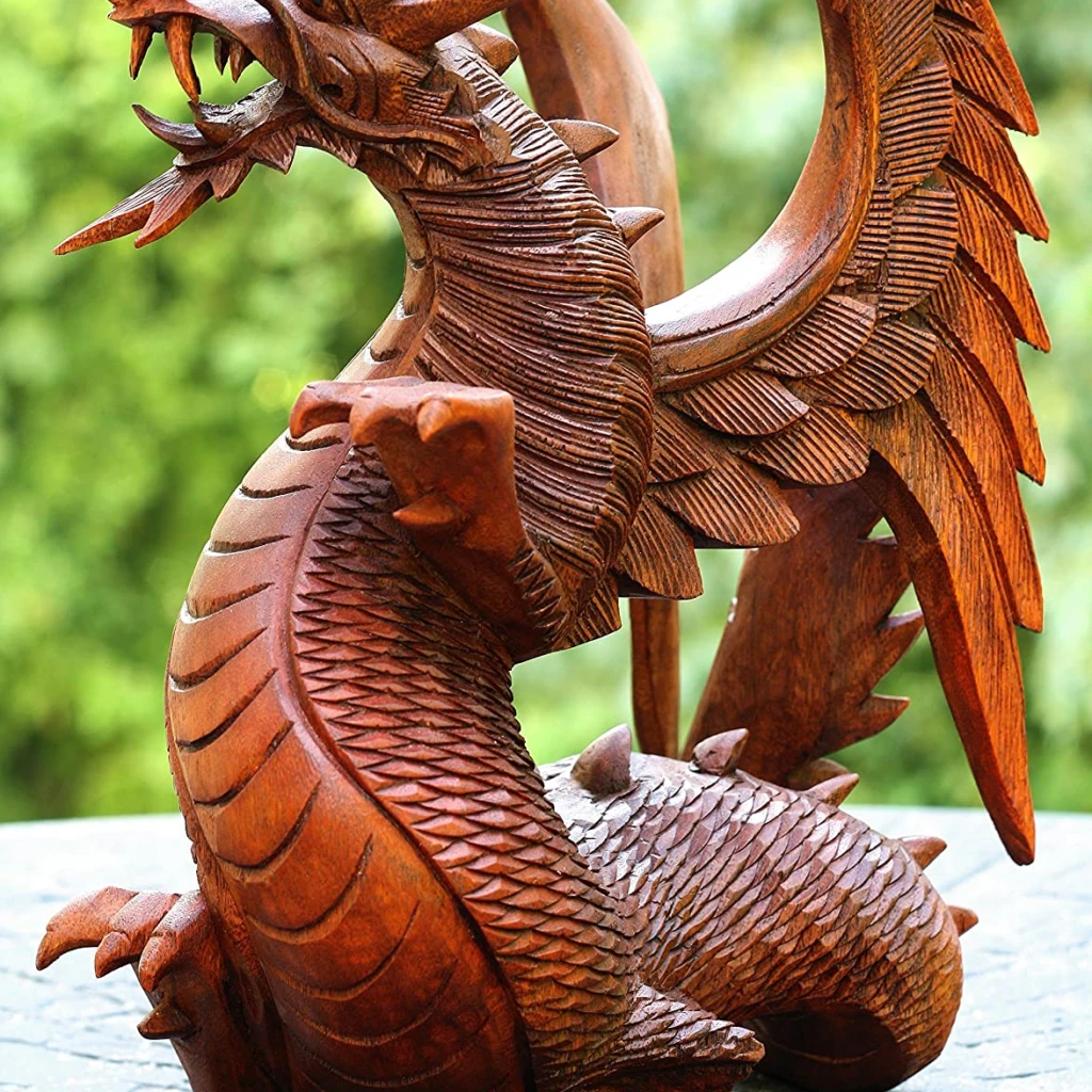 Carved wooden sculpture