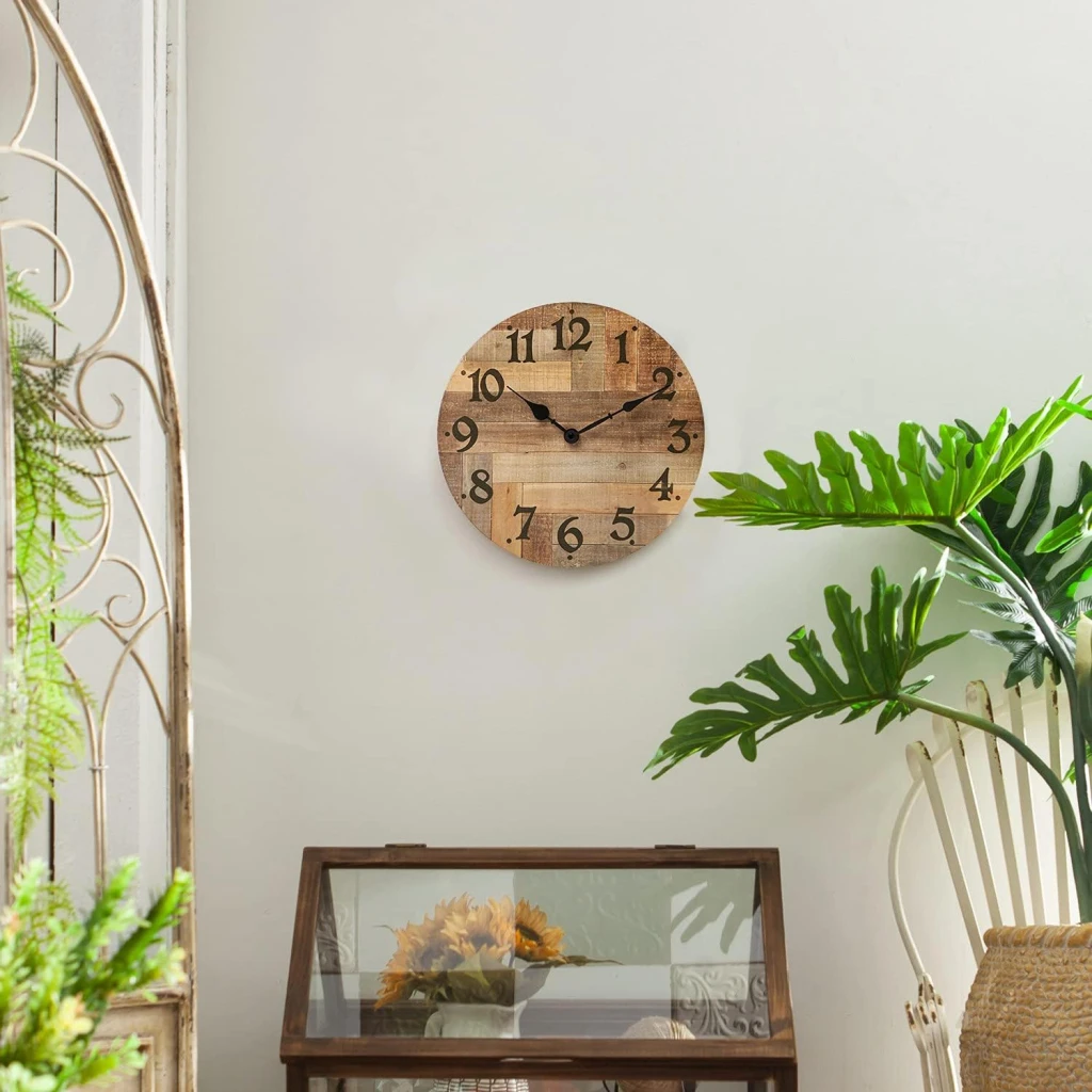 Rustic wall clock