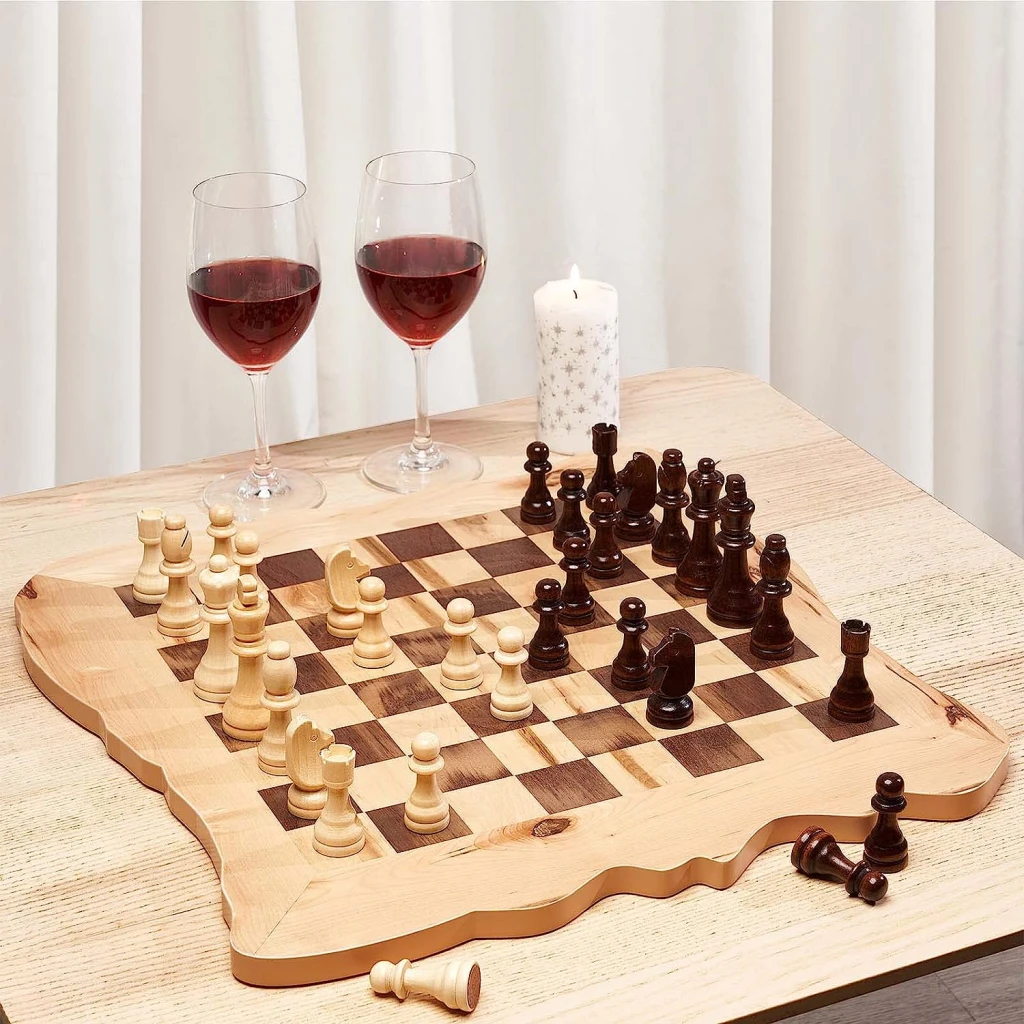 Wooden chess set