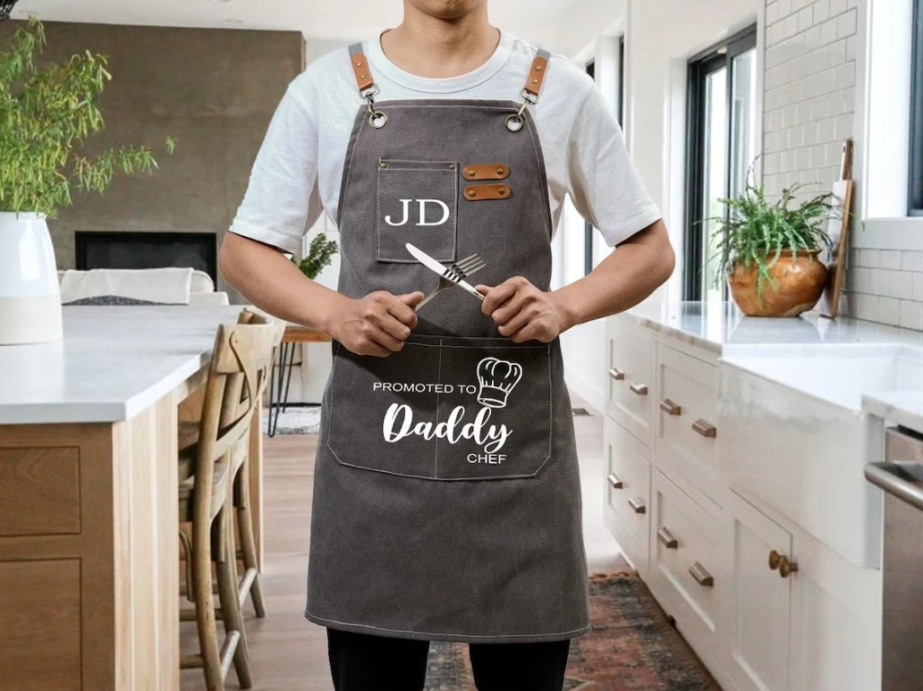 Personalized grilling apron